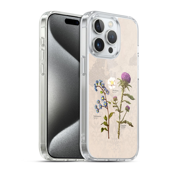 Outlander Graphics Flowers Soft Gel Case for Apple iPhone 15 Pro & MagSafe