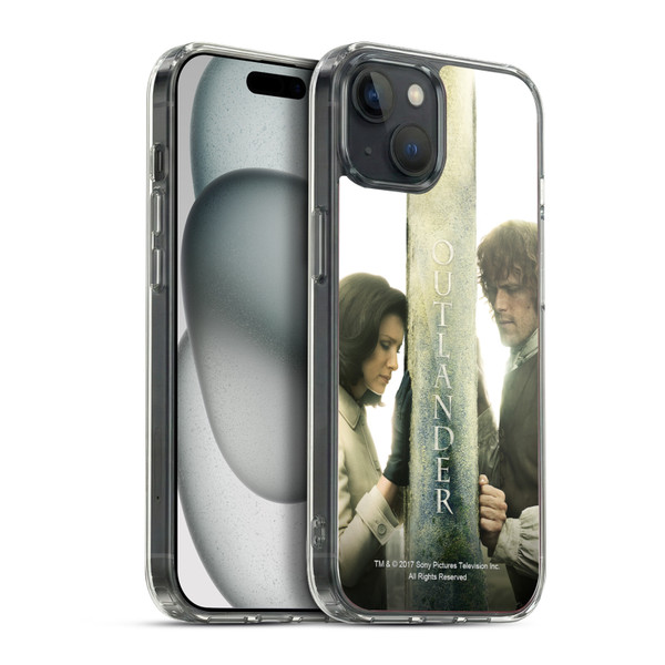 Outlander Key Art Season 3 Poster Soft Gel Case for Apple iPhone 15 Plus & MagSafe