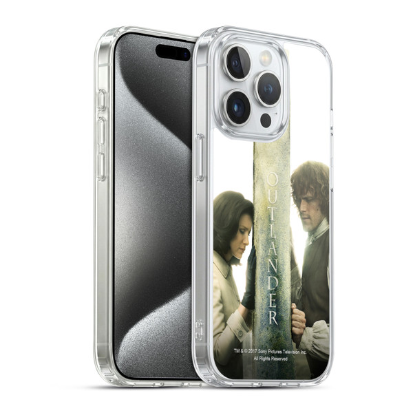 Outlander Key Art Season 3 Poster Soft Gel Case for Apple iPhone 15 Pro & MagSafe