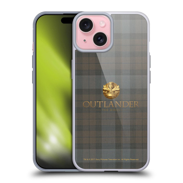 Outlander Tartans Plaid Soft Gel Case for Apple iPhone 15