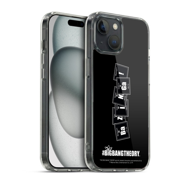The Big Bang Theory Bazinga Elements Soft Gel Case for Apple iPhone 15 & MagSafe