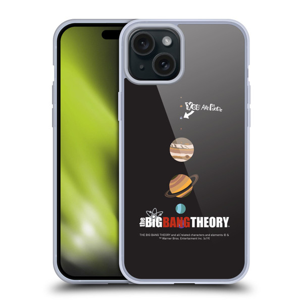 The Big Bang Theory Graphic Arts Earth Soft Gel Case for Apple iPhone 15 Plus