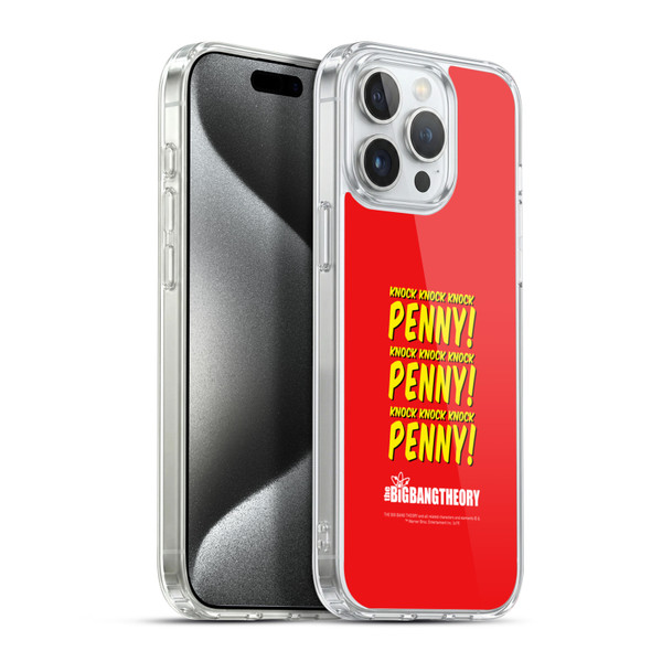 The Big Bang Theory Iconic Sheldon Knock Soft Gel Case for Apple iPhone 15 Pro Max & MagSafe