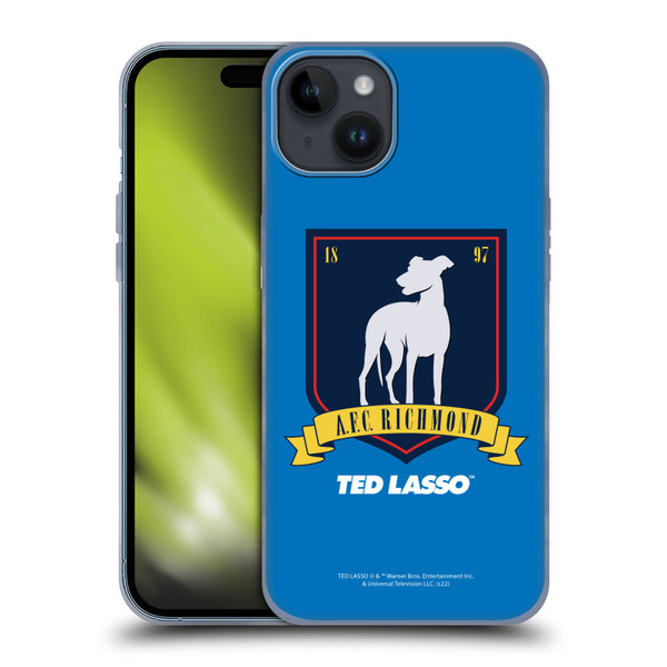Ted Lasso Season 1 Graphics A.F.C Richmond Soft Gel Case for Apple iPhone 15 Plus