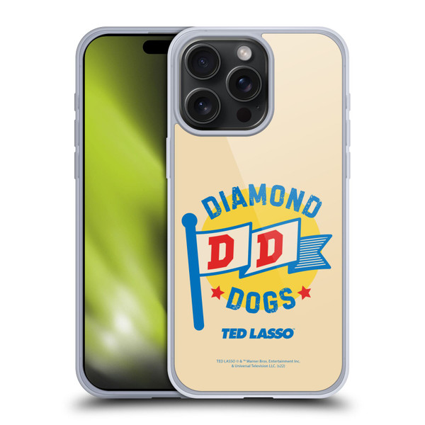 Ted Lasso Season 2 Graphics Diamond Dogs Soft Gel Case for Apple iPhone 15 Pro Max