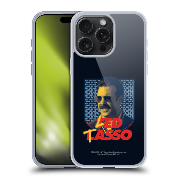 Ted Lasso Season 2 Graphics Ted Soft Gel Case for Apple iPhone 15 Pro Max