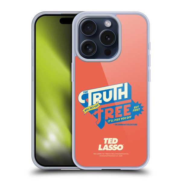 Ted Lasso Season 2 Graphics Truth Soft Gel Case for Apple iPhone 15 Pro