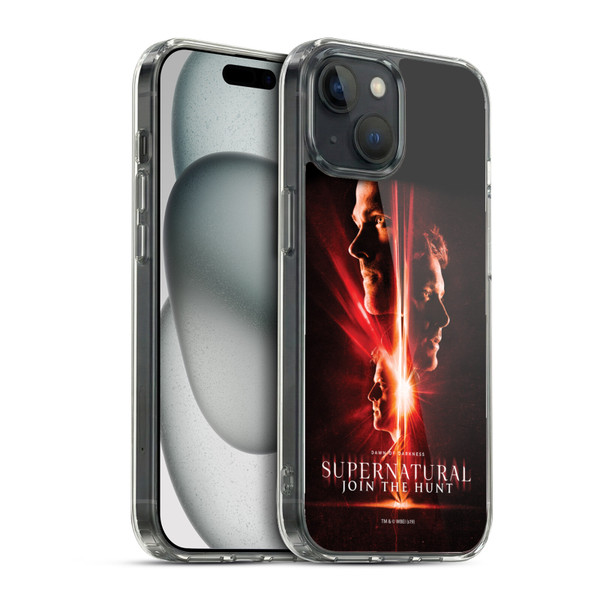 Supernatural Key Art Sam, Dean & Castiel Soft Gel Case for Apple iPhone 15 & MagSafe