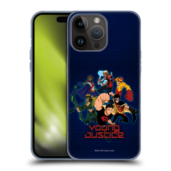 Young Justice Graphics Group Soft Gel Case for Apple iPhone 15 Pro Max