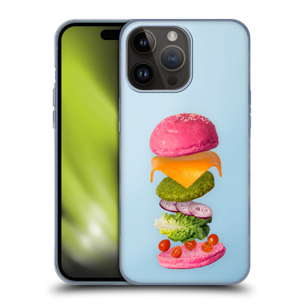 Pepino De Mar Foods Burger 2 Soft Gel Case for Apple iPhone 15 Pro Max