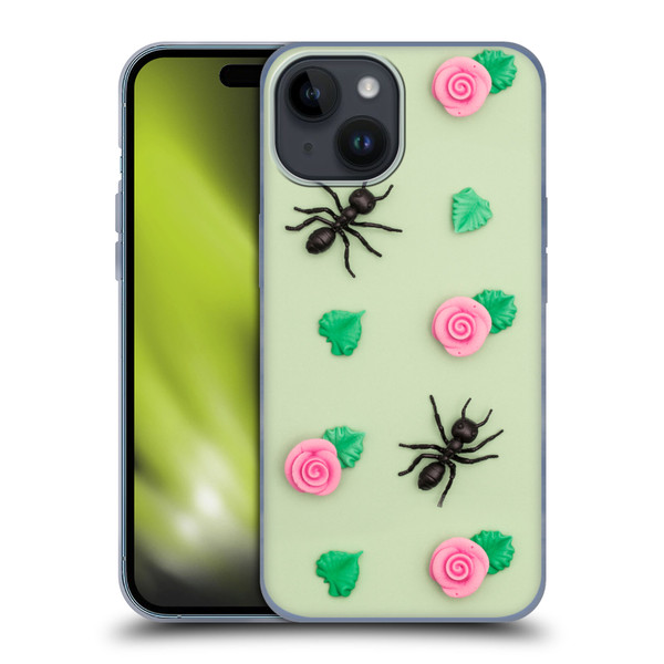 Pepino De Mar Patterns 2 Ant Soft Gel Case for Apple iPhone 15