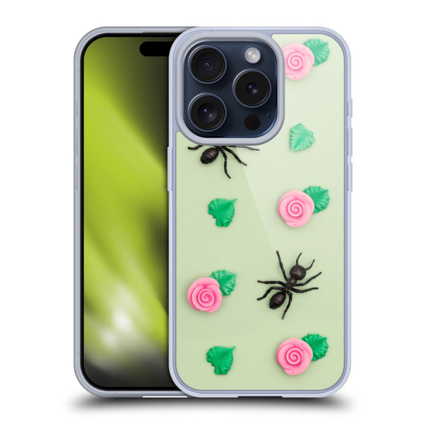 Pepino De Mar Patterns 2 Ant Soft Gel Case for Apple iPhone 15 Pro