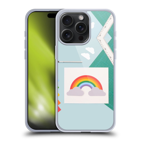 Pepino De Mar Rainbow Art Soft Gel Case for Apple iPhone 15 Pro Max