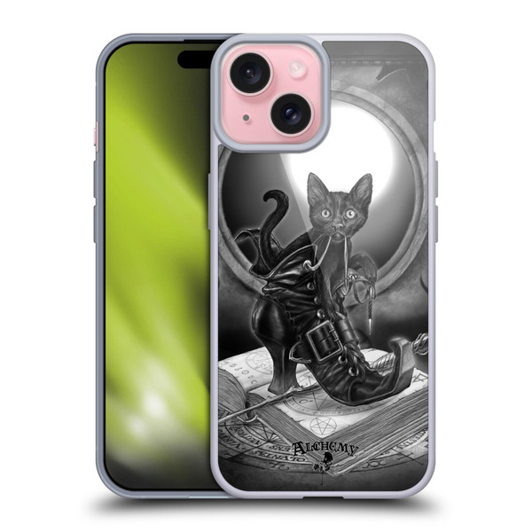 Alchemy Gothic Cats Midnight Mischief Soft Gel Case for Apple iPhone 15