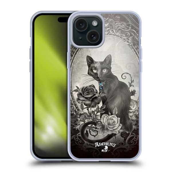 Alchemy Gothic Cats Paracelsus Soft Gel Case for Apple iPhone 15 Plus