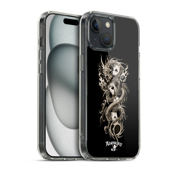 Alchemy Gothic Dragon Imperial Soft Gel Case for Apple iPhone 15 & MagSafe