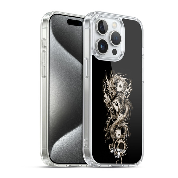 Alchemy Gothic Dragon Imperial Soft Gel Case for Apple iPhone 15 Pro & MagSafe