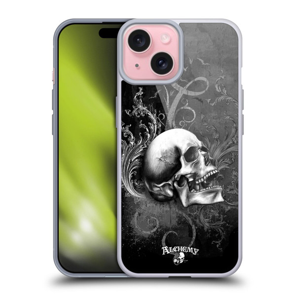 Alchemy Gothic Skull De Profundis Soft Gel Case for Apple iPhone 15