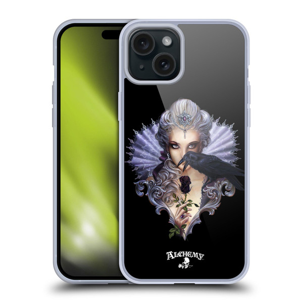Alchemy Gothic Woman Ravenous Soft Gel Case for Apple iPhone 15 Plus