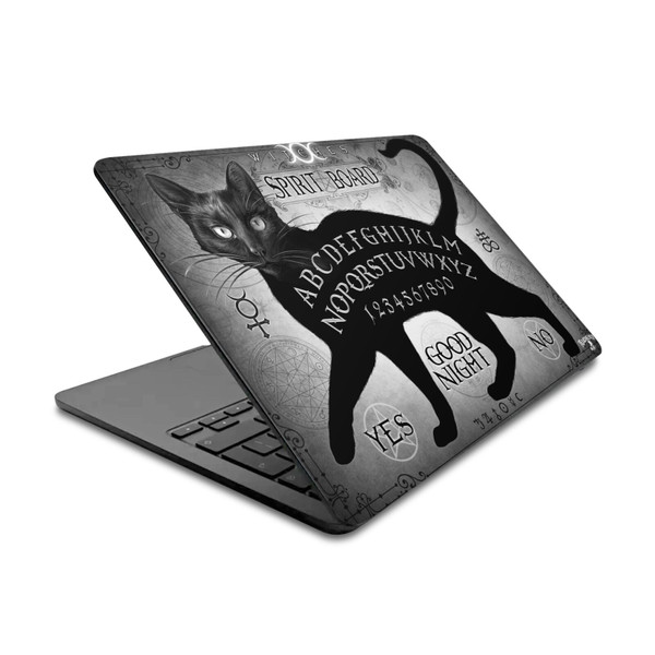 Alchemy Gothic Dark Black Cat Spirit Board Vinyl Sticker Skin Decal Cover for Apple MacBook Air 13.6" A2681 (2022)