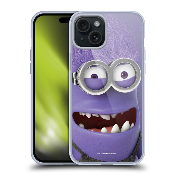 Despicable Me Full Face Minions Evil Soft Gel Case for Apple iPhone 15 Plus