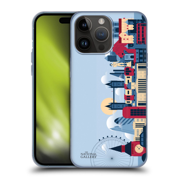 The National Gallery Art London Skyline Soft Gel Case for Apple iPhone 15 Pro Max
