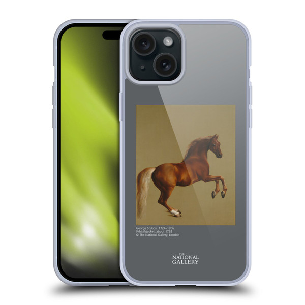 The National Gallery Nature Whistlejacket Soft Gel Case for Apple iPhone 15 Plus