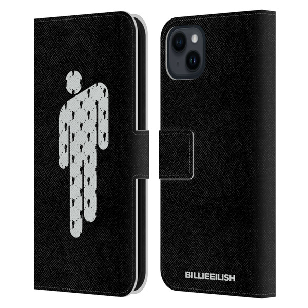 Billie Eilish Key Art Blohsh Leather Book Wallet Case Cover For Apple iPhone 15 Plus