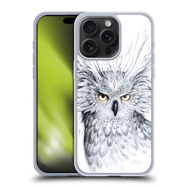 Jonas "JoJoesArt" Jödicke Wildlife Owl Soft Gel Case for Apple iPhone 15 Pro Max
