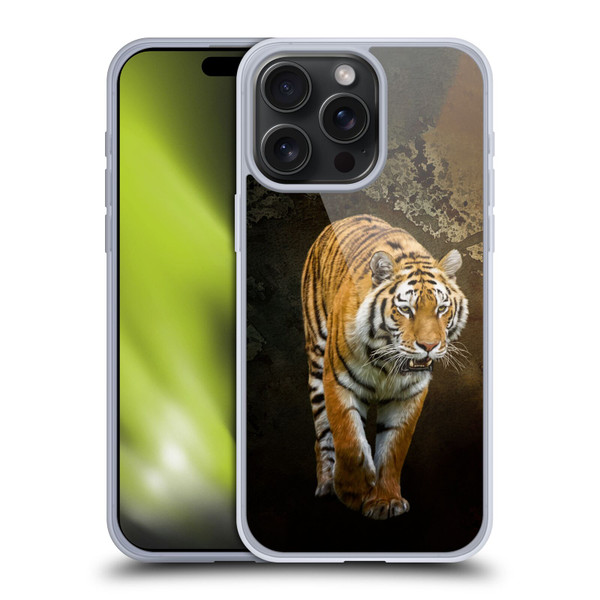 Simone Gatterwe Animals Siberian Tiger Soft Gel Case for Apple iPhone 15 Pro Max