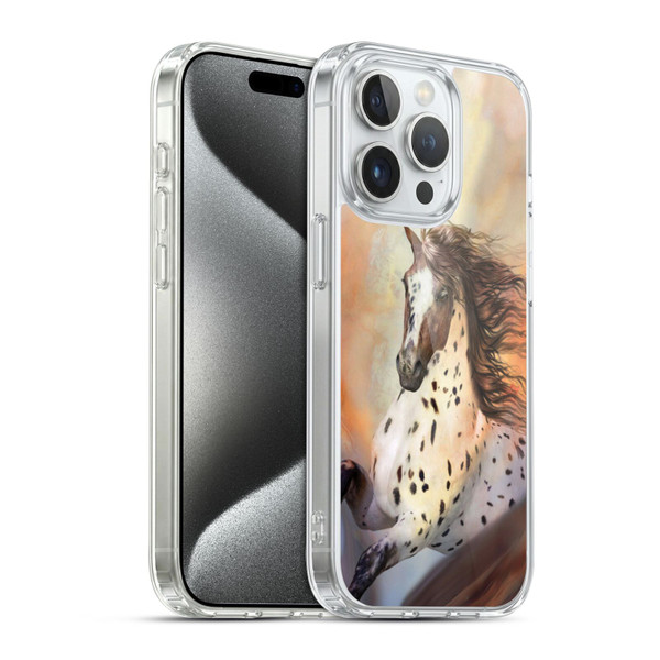 Simone Gatterwe Horses Wild 2 Soft Gel Case for Apple iPhone 15 Pro & MagSafe