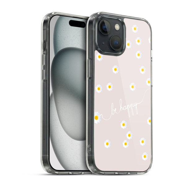 Monika Strigel Happy Daisy Nude Soft Gel Case for Apple iPhone 15 & MagSafe