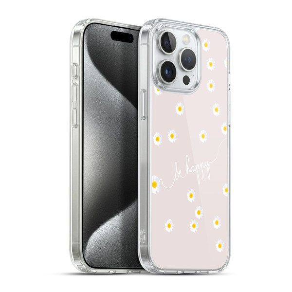 Monika Strigel Happy Daisy Nude Soft Gel Case for Apple iPhone 15 Pro Max & MagSafe