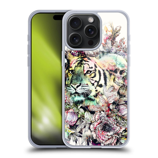 Riza Peker Animals Tiger Soft Gel Case for Apple iPhone 15 Pro Max