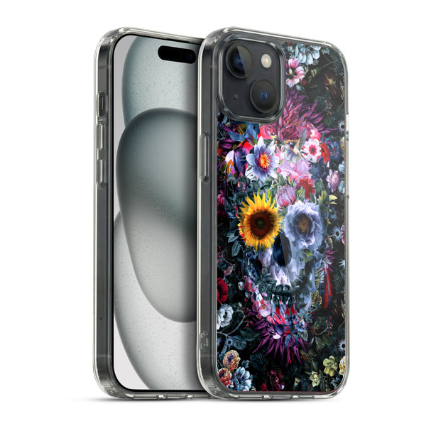 Riza Peker Skulls 9 Skull Soft Gel Case for Apple iPhone 15 Plus & MagSafe