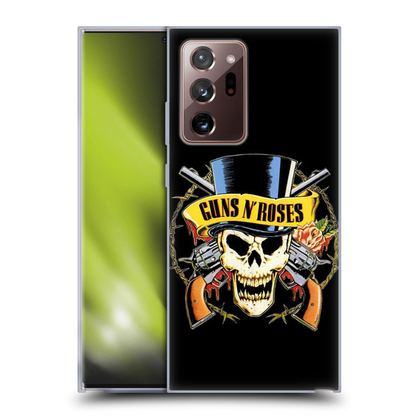 Guns N' Roses Key Art Top Hat Skull Soft Gel Case for Samsung Galaxy Note20 Ultra / 5G