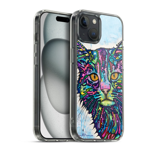 Dean Russo Cats Diligence Soft Gel Case for Apple iPhone 15 Plus & MagSafe