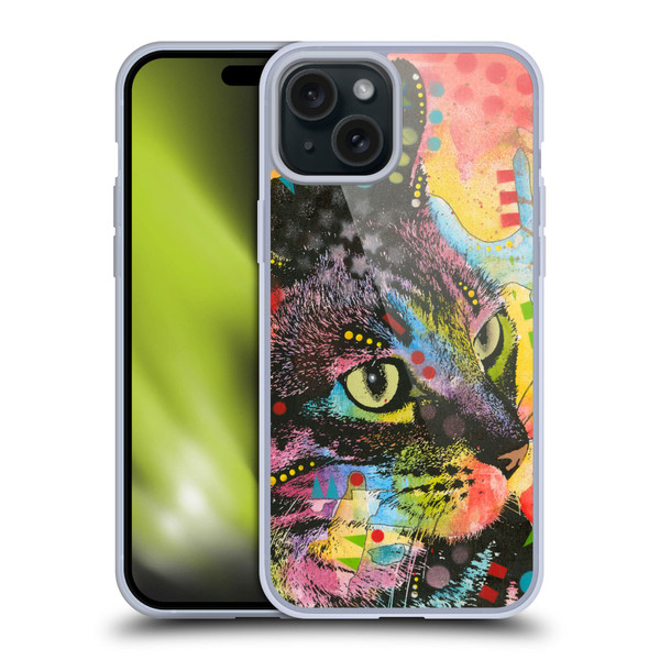 Dean Russo Cats Napy Soft Gel Case for Apple iPhone 15 Plus