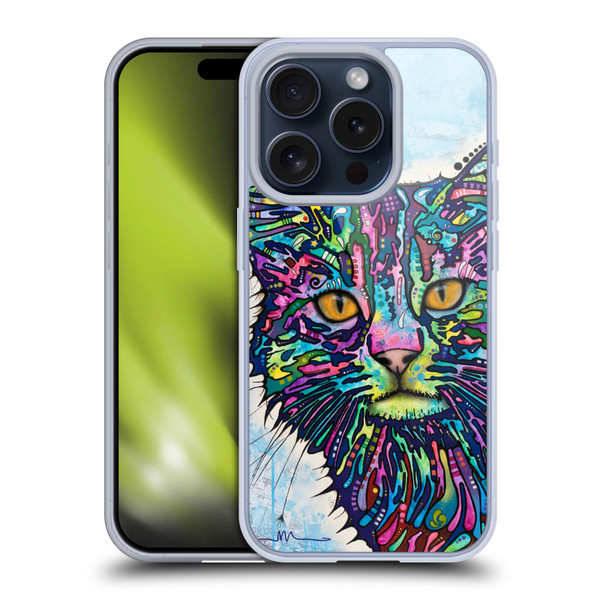 Dean Russo Cats Diligence Soft Gel Case for Apple iPhone 15 Pro
