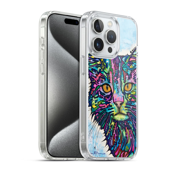 Dean Russo Cats Diligence Soft Gel Case for Apple iPhone 15 Pro & MagSafe
