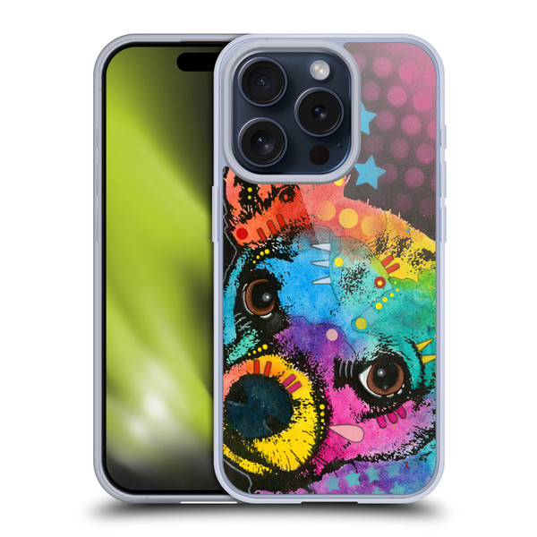 Dean Russo Dogs Pop Chihuahua Soft Gel Case for Apple iPhone 15 Pro