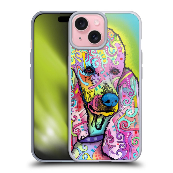 Dean Russo Dogs 3 Poodle Soft Gel Case for Apple iPhone 15