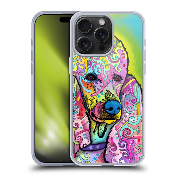 Dean Russo Dogs 3 Poodle Soft Gel Case for Apple iPhone 15 Pro Max