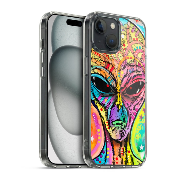 Dean Russo Pop Culture Alien Soft Gel Case for Apple iPhone 15 & MagSafe