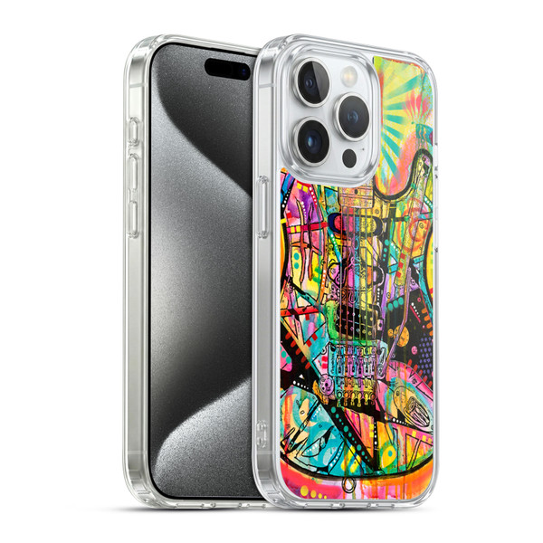 Dean Russo Pop Culture Guitar Soft Gel Case for Apple iPhone 15 Pro & MagSafe