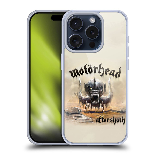 Motorhead Album Covers Aftershock Soft Gel Case for Apple iPhone 15 Pro
