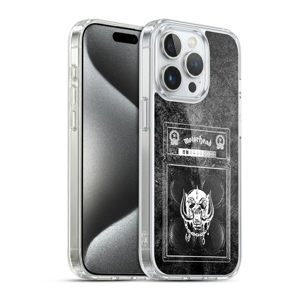 Motorhead Key Art Amp Stack Soft Gel Case for Apple iPhone 15 Pro & MagSafe