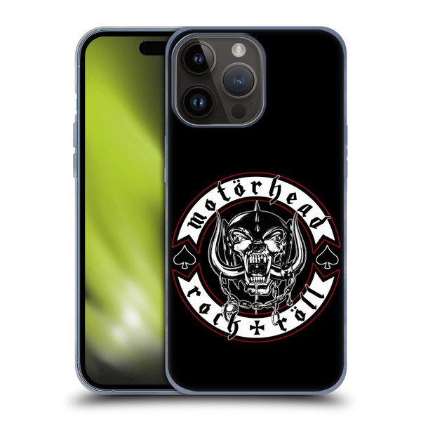 Motorhead Logo Rock & Roll Soft Gel Case for Apple iPhone 15 Pro Max