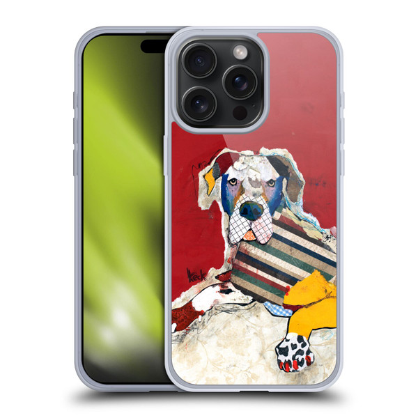 Michel Keck Dogs 2 Great Dane Soft Gel Case for Apple iPhone 15 Pro Max