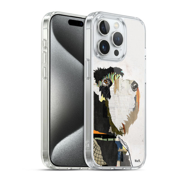 Michel Keck Dogs 2 Schnauzer Soft Gel Case for Apple iPhone 15 Pro & MagSafe